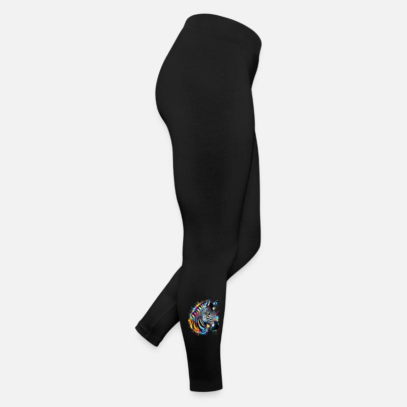 Zebra Frauen Jersey Leggings