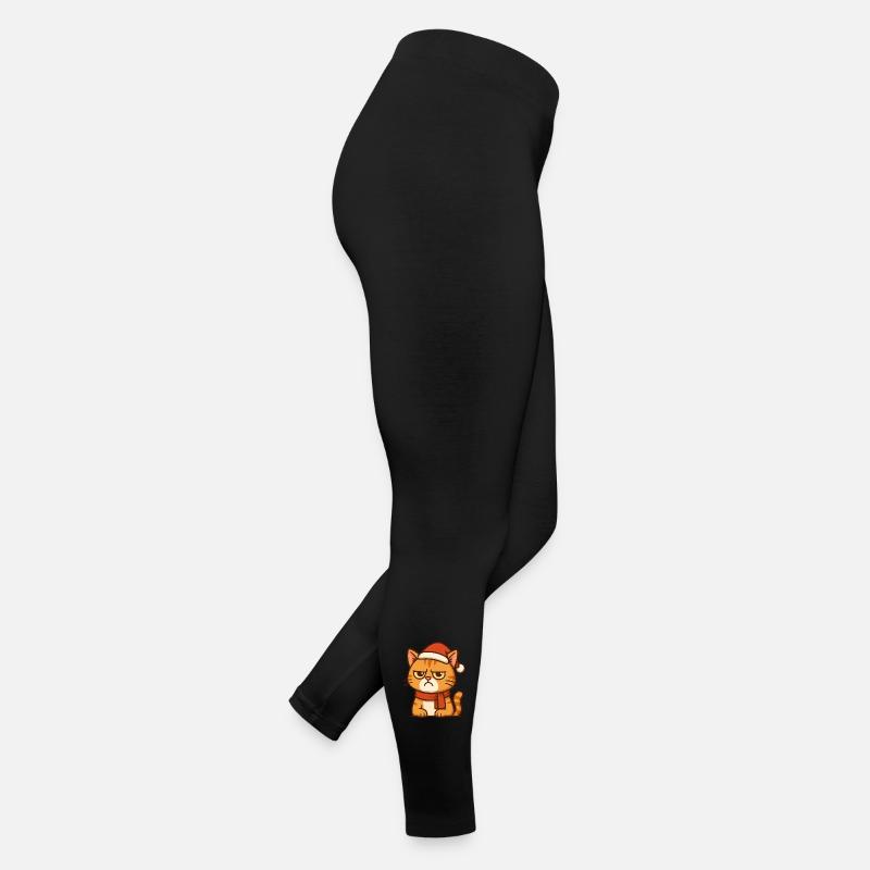 Grummiger Weihnachtskater Legging en jersey Femme