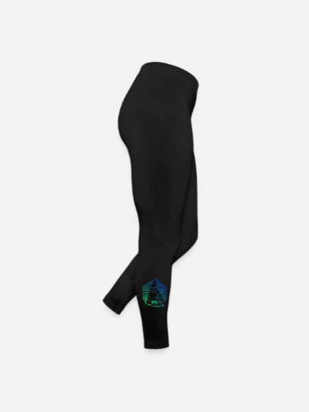Conception de motocross pleine de caractère - Legging en jersey Femme - noir - Droite