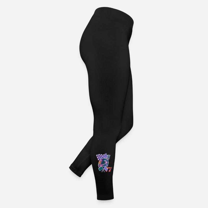Retro Wave Driver Frauen Jersey Leggings