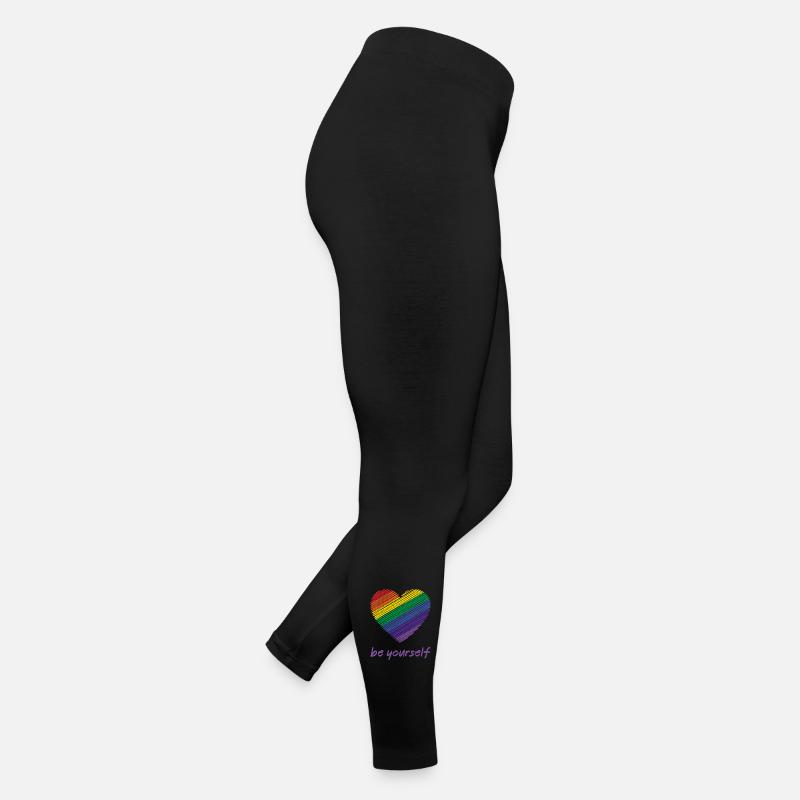 Pride Month LGBTQ - Be Yourself Women’s Jersey Leggings