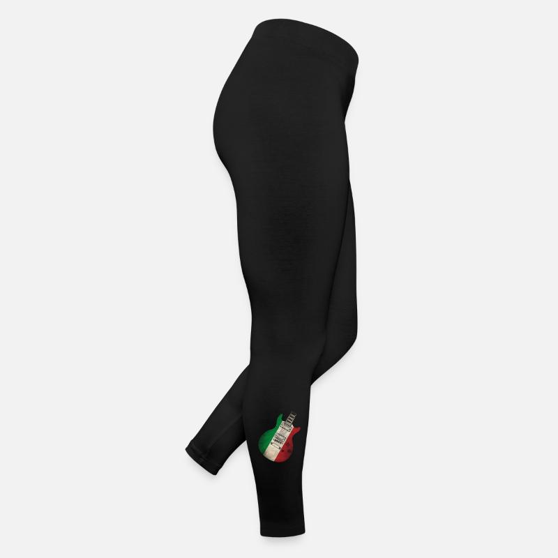 Italy Flag Guitar Women’s Jersey Leggings
