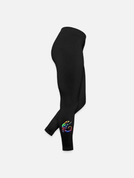 Gecko - Women’s Jersey Leggings - black - Right