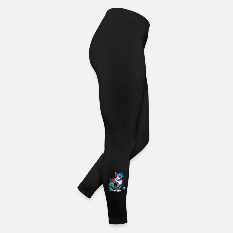 Chat Legging en jersey Femme