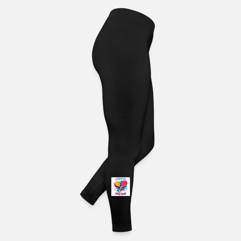 Colorful Ping Pong Unleashed Women’s Jersey Leggings