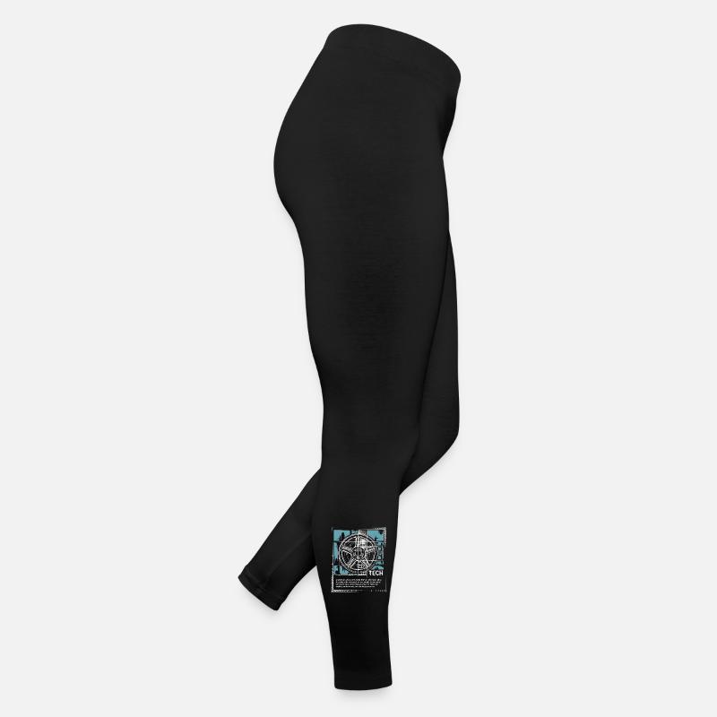 Felgen Blueprint – Technik Skizze Rad Frauen Jersey Leggings