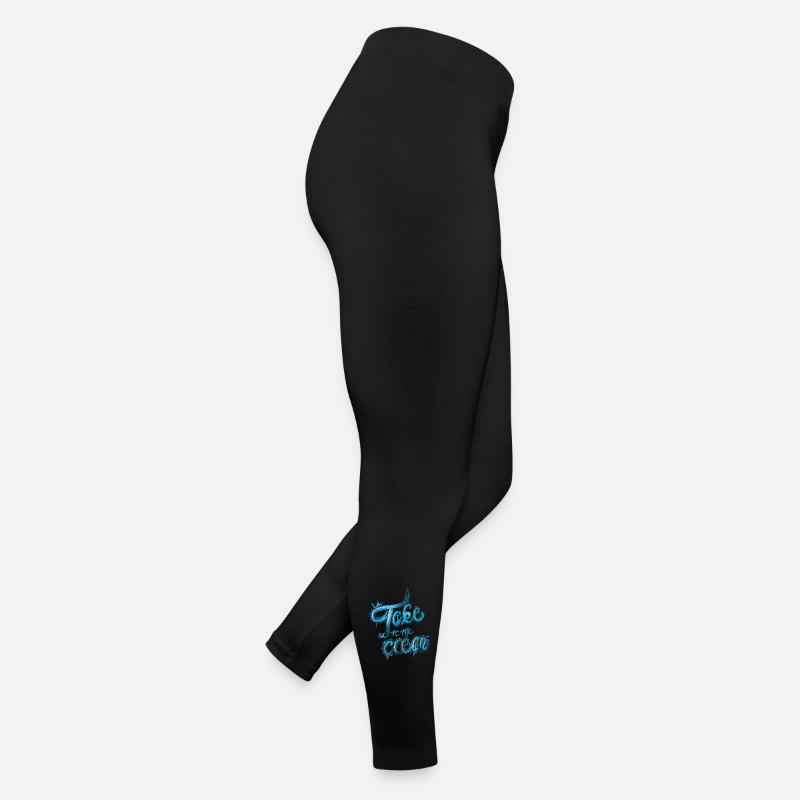 Emmenez-moi à l’océan en disant Legging en jersey Femme