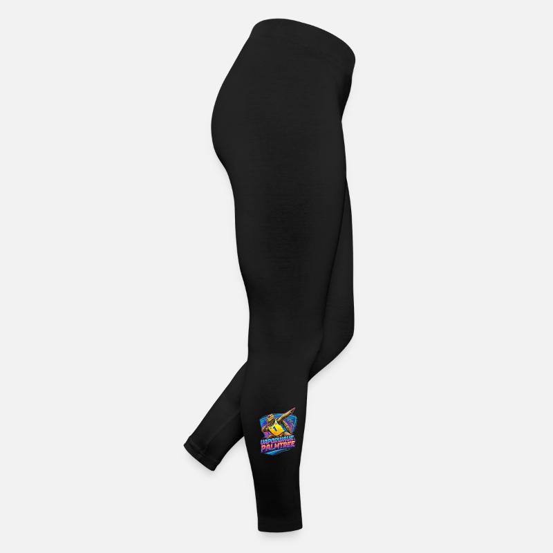 Neon Surf Turtle Palmtree Women’s Jersey Leggings