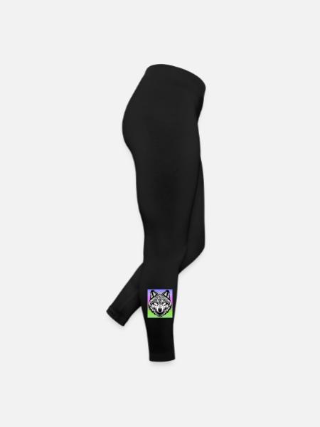 Loup - Legging en jersey Femme - noir - Droite