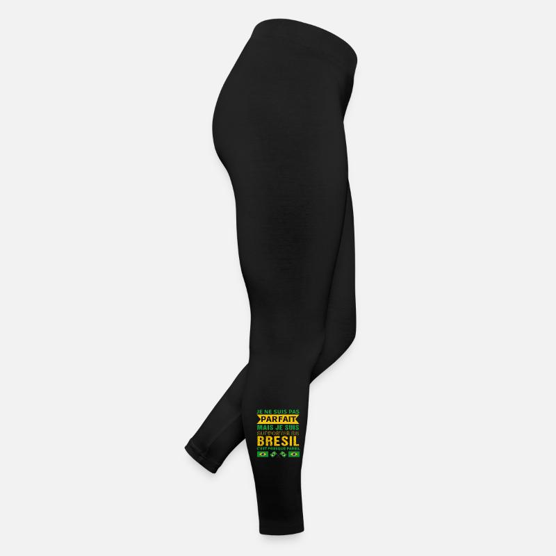Supporter du Brésil cadeau supporter brésilien Legging en jersey Femme