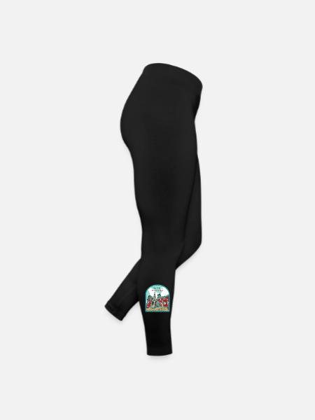 Charming Detail: Pena Palace, Sintra - Women’s Jersey Leggings - black - Right