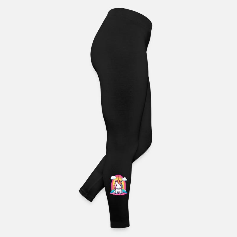 Mignon bébé licorne Legging en jersey Femme
