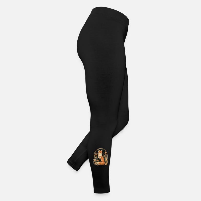 Fox Forest Mushrooms Women’s Jersey Leggings
