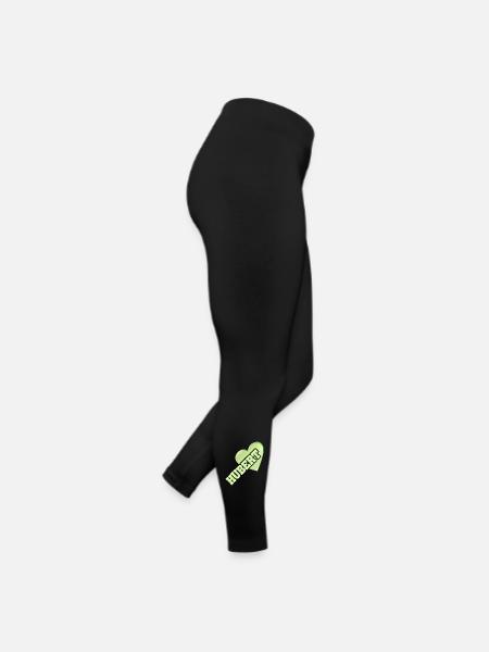 Geschenk für Hubert - Frauen Jersey Leggings - Schwarz - Rechts