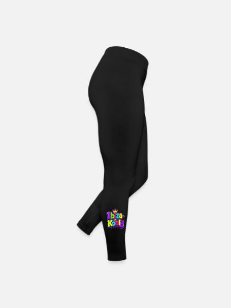 Ibiza King Graffiti Crown - Women’s Jersey Leggings - black - Right