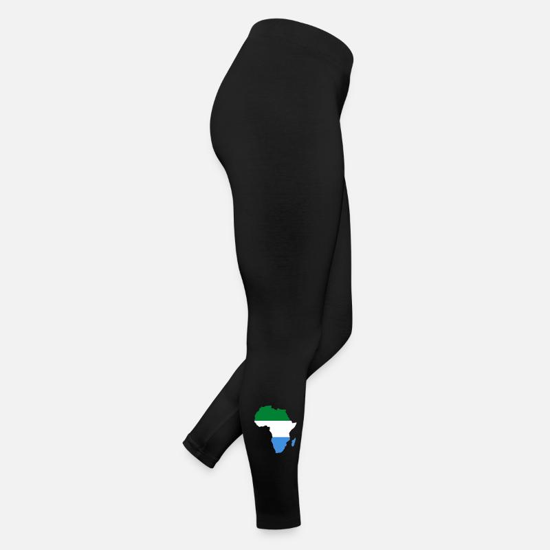 Sierra_Leone_Flagge_Afrika Frauen Jersey Leggings