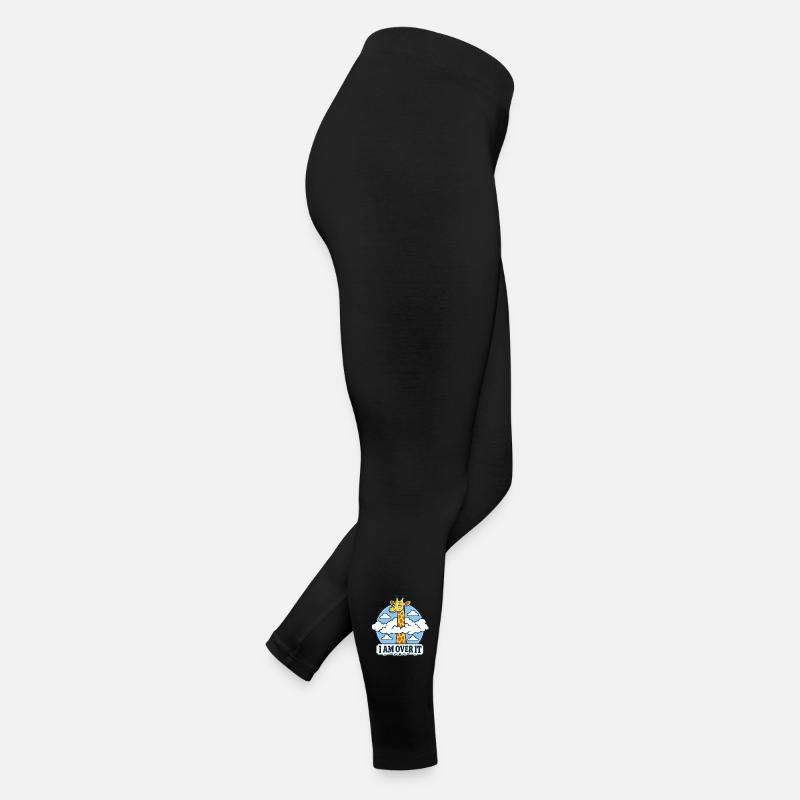 Giraffe Leave-it-behind Frauen Jersey Leggings