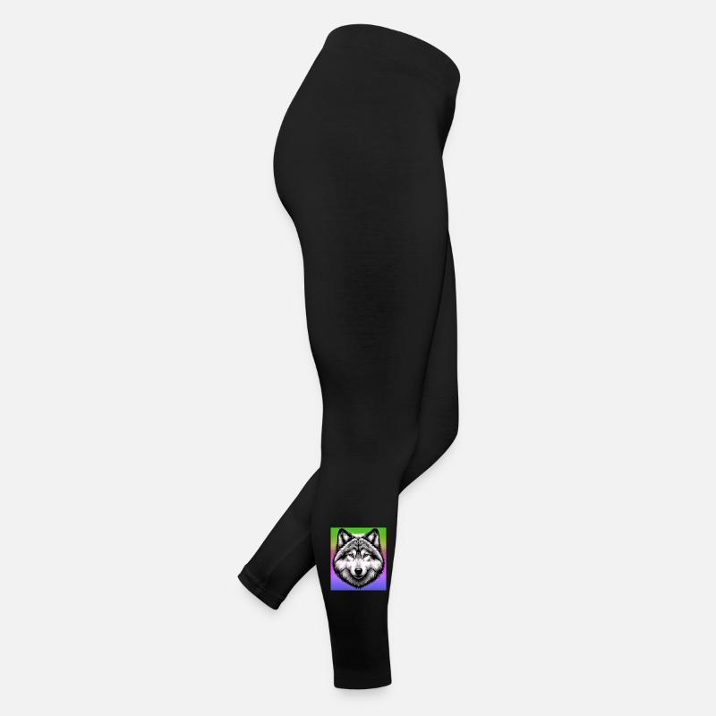 Wolf Frauen Jersey Leggings