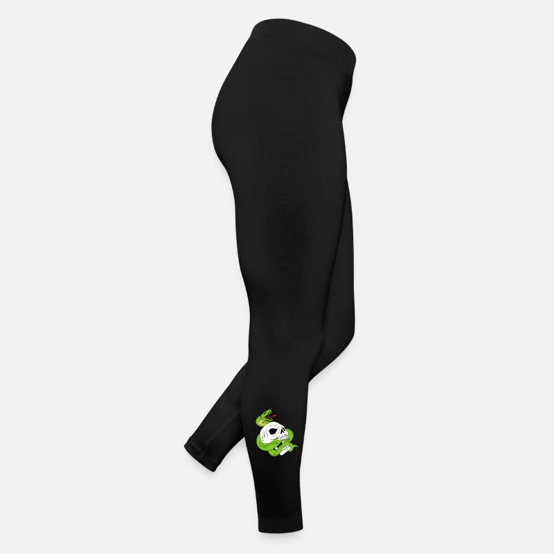 Le crâne et le serpent Legging en jersey Femme
