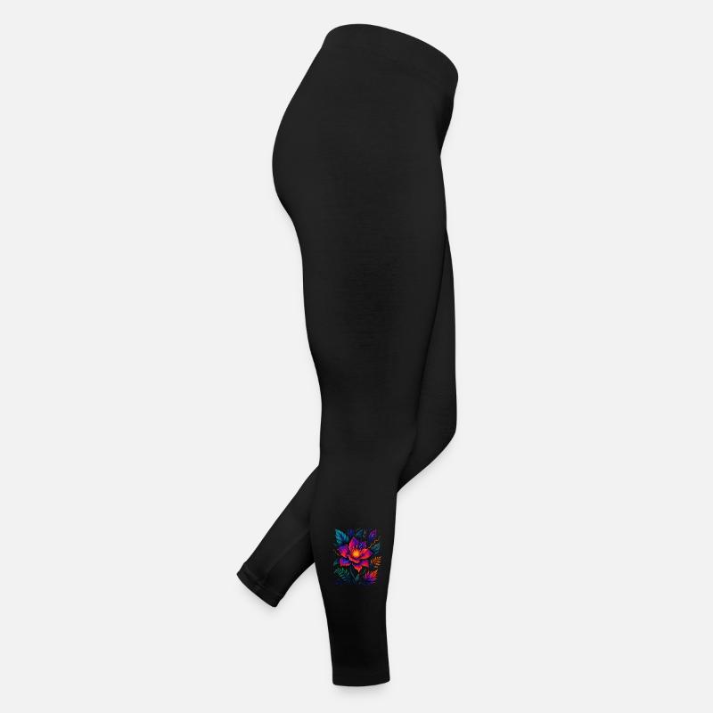 Electric Bloom Women’s Jersey Leggings