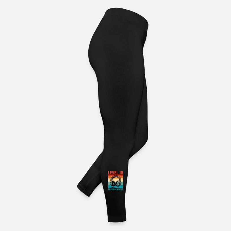 Garçons du 18e anniversaire : niveau 18 débloqué Legging en jersey Femme