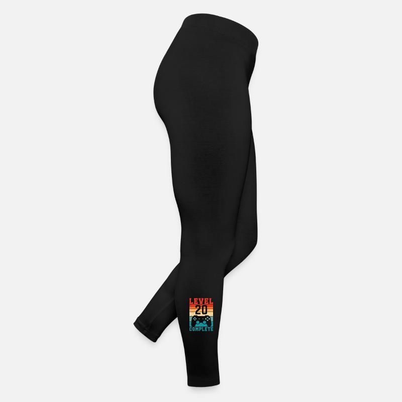 20th Birthday Level 20 Complete 20 Years Gamer Women’s Jersey Leggings