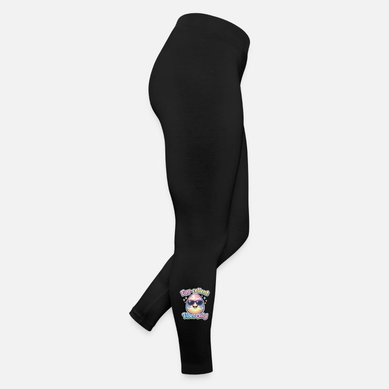 Egg Cellent Vibes Only Easter Easter Egg Legging en jersey Femme