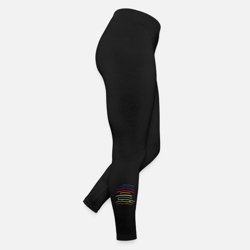 Rainbow arches with drops Women’s Jersey Leggings