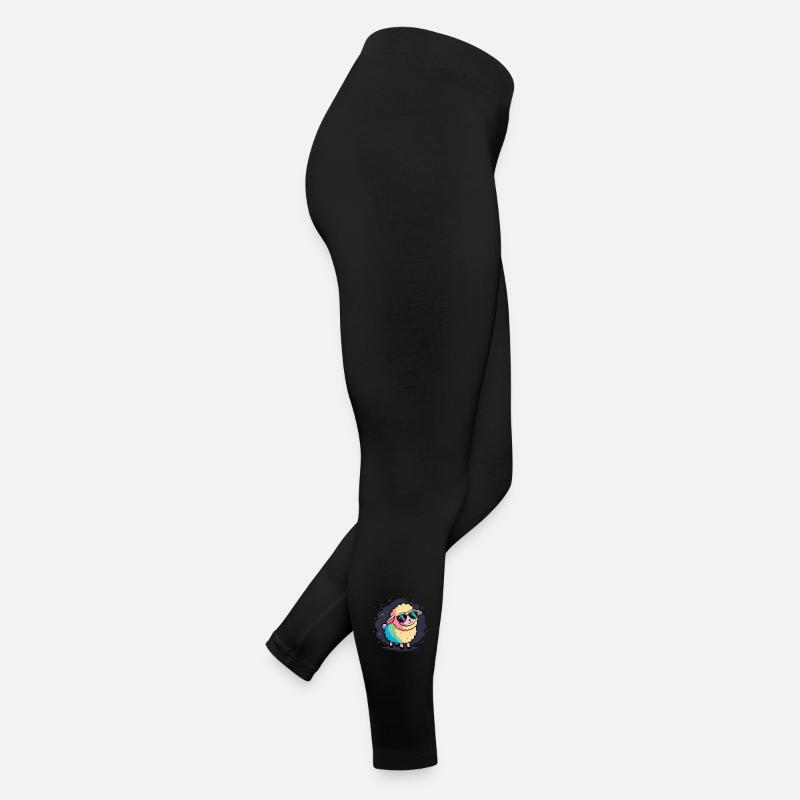 Schaf-Regenbogen-Gläser Frauen Jersey Leggings