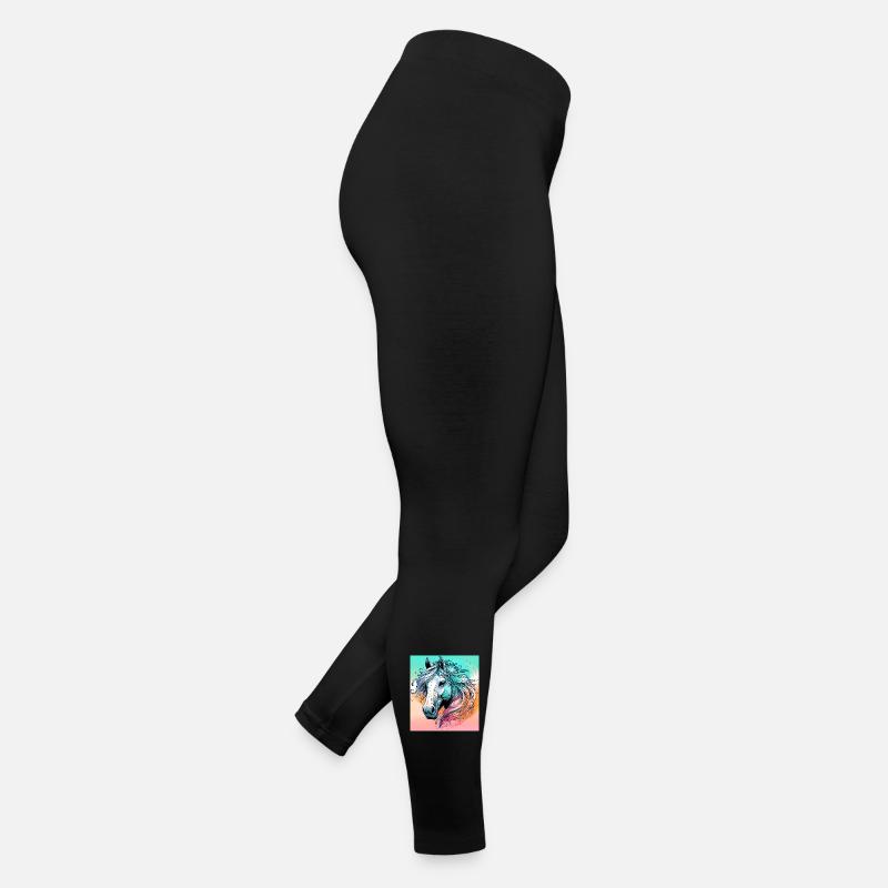 Pferd Frauen Jersey Leggings