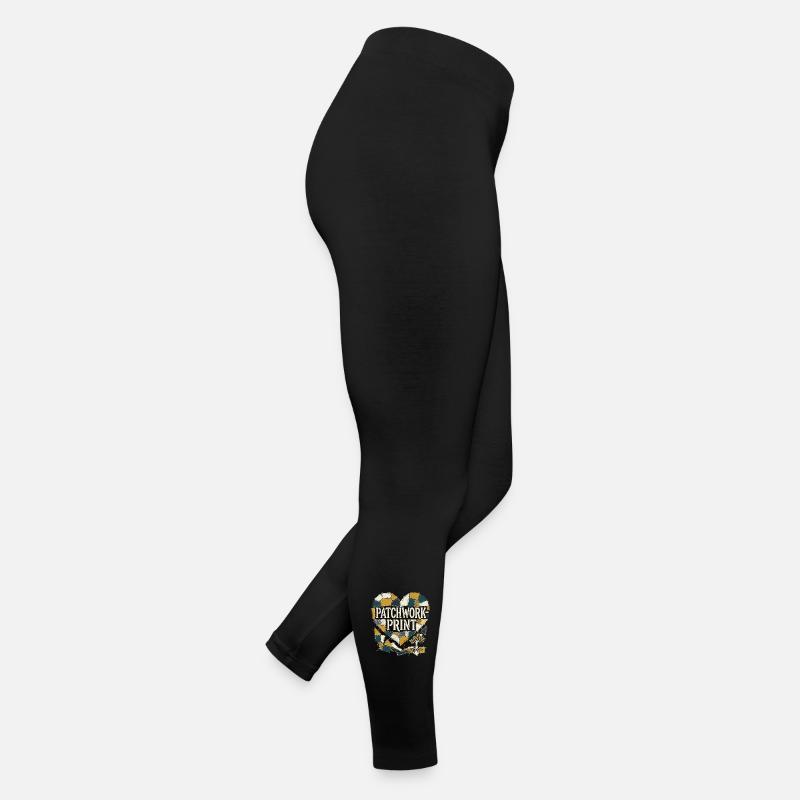 Impression patchwork Legging en jersey Femme