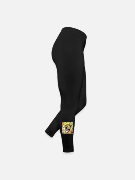 cheetah - Women’s Jersey Leggings - black - Right