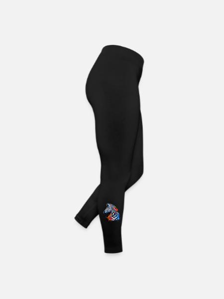 Zebra - Women’s Jersey Leggings - black - Right