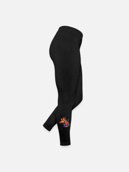 Giraffe - Women’s Jersey Leggings - black - Right