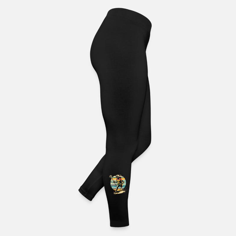 Retro Lacrosse Player 90s Women’s Jersey Leggings