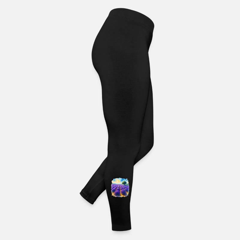 Champ de lavande Legging en jersey Femme