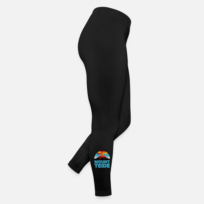 Teide Radfahren Vulkan Kunst Frauen Jersey Leggings