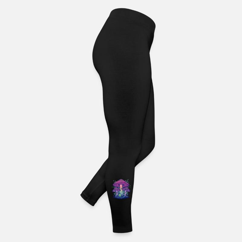 Champignons Psychedéliques Violet Legging en jersey Femme