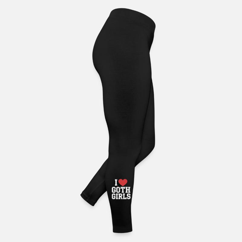 I Heart Goth Girls Women’s Jersey Leggings