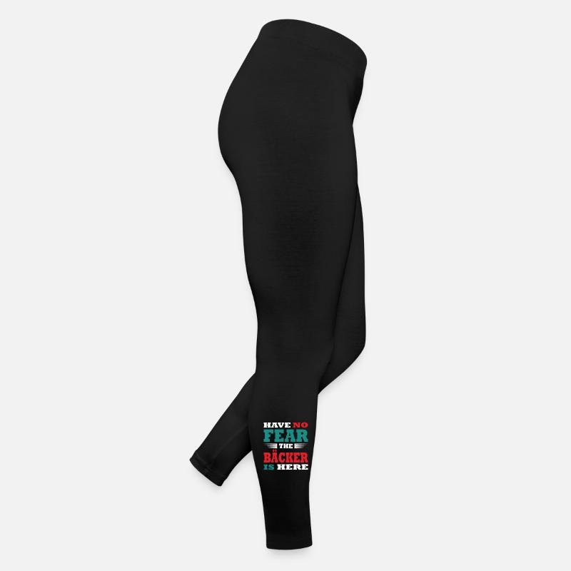 Have no Fear the Bäcker is here Outfit Frauen Jersey Leggings
