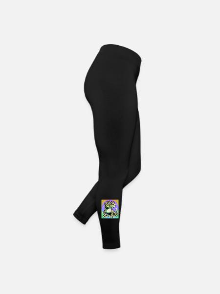 Gecko - Women’s Jersey Leggings - black - Right