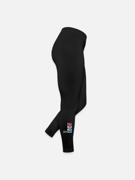 25. Geburtstag Limited Edition 2001 Jahrgang 2001 - Frauen Jersey Leggings - Schwarz - Rechts