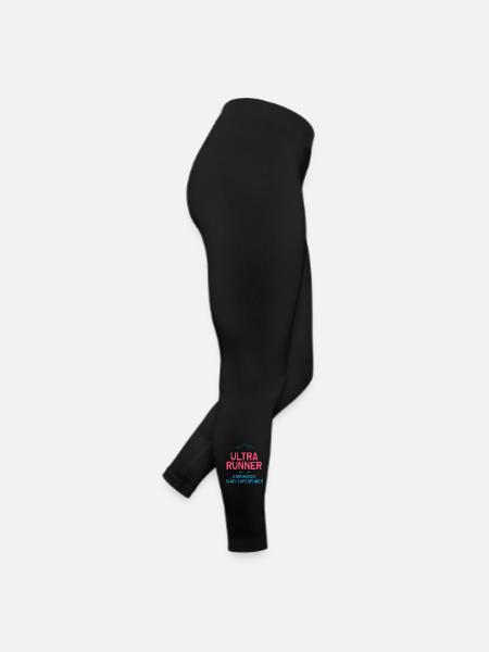 Ultra Runner - Endurance is My Superpower - Women’s Jersey Leggings - black - Right