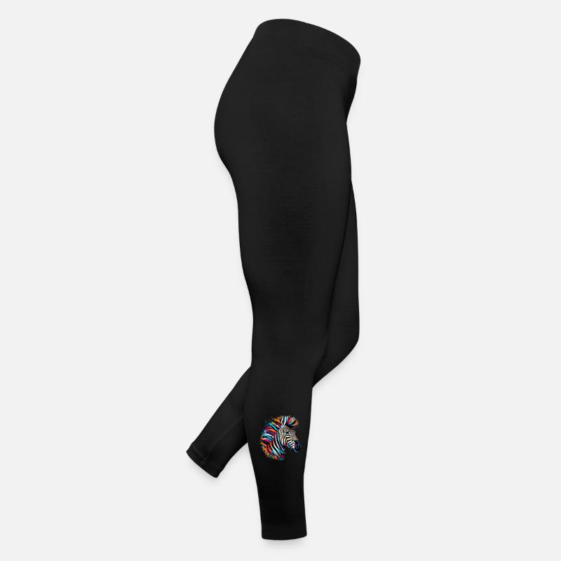 Zebra Frauen Jersey Leggings