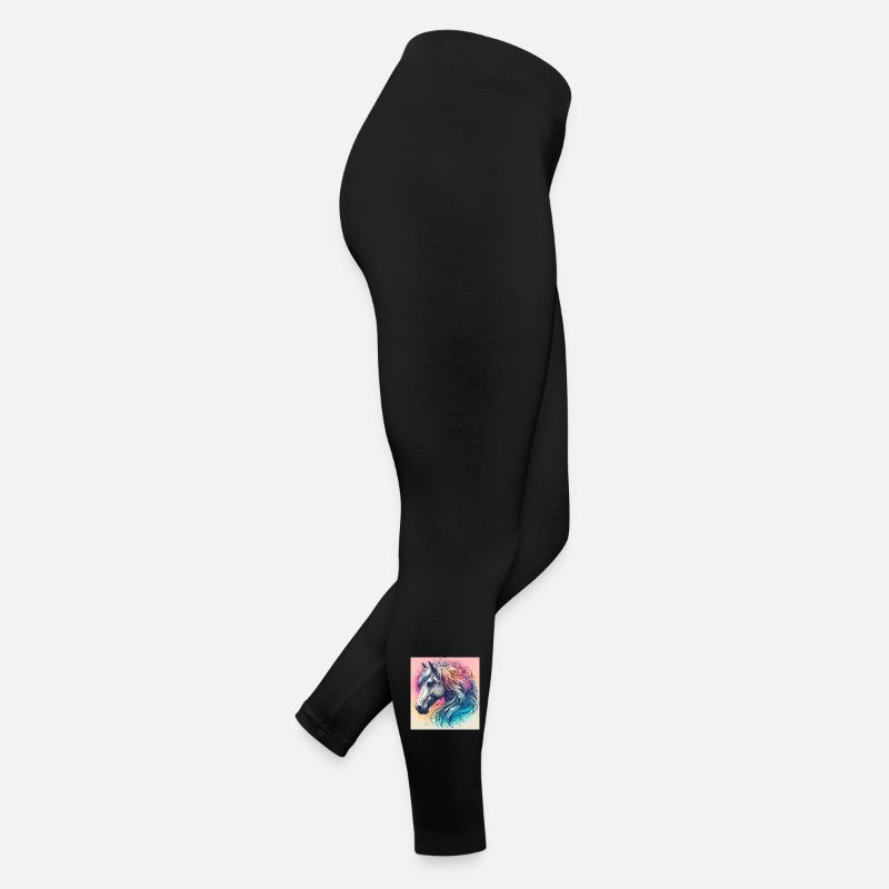 Pferd Frauen Jersey Leggings