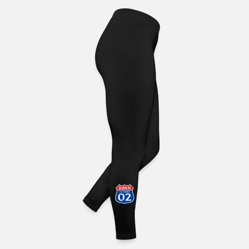 Geboren_im_Oktober_02 Frauen Jersey Leggings