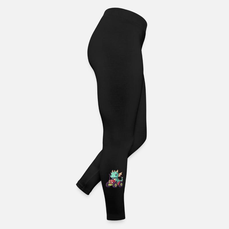 Dragon Tractor Farmer Legging en jersey Femme