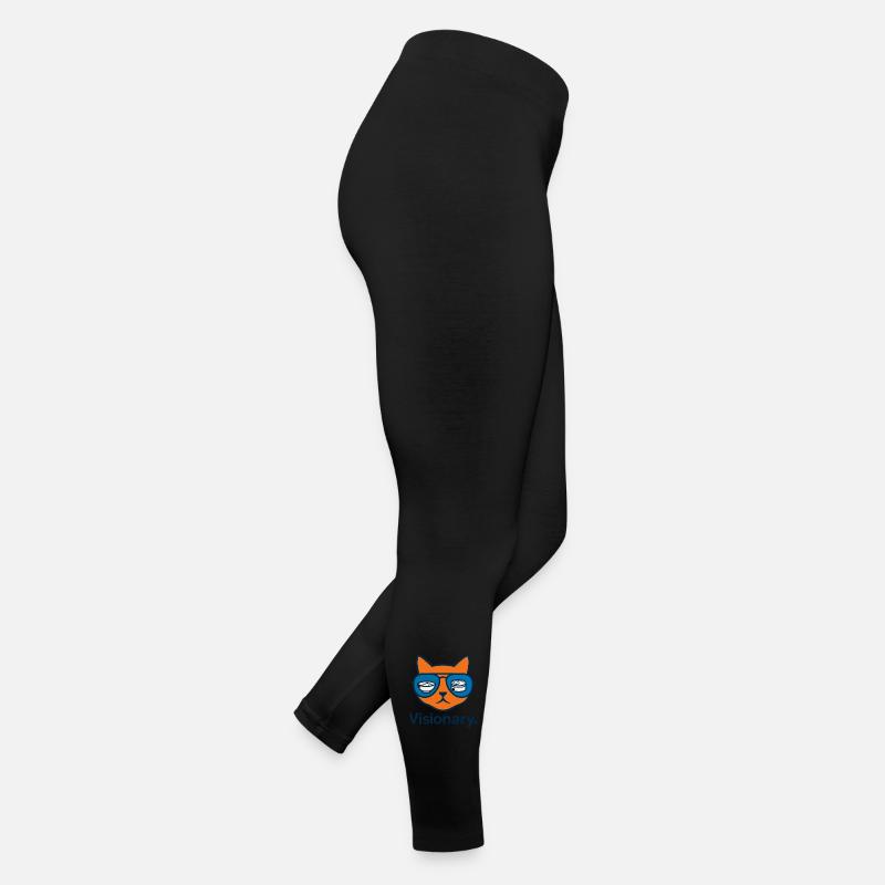 Chat Sushi Visionnaire avec des verres Legging en jersey Femme