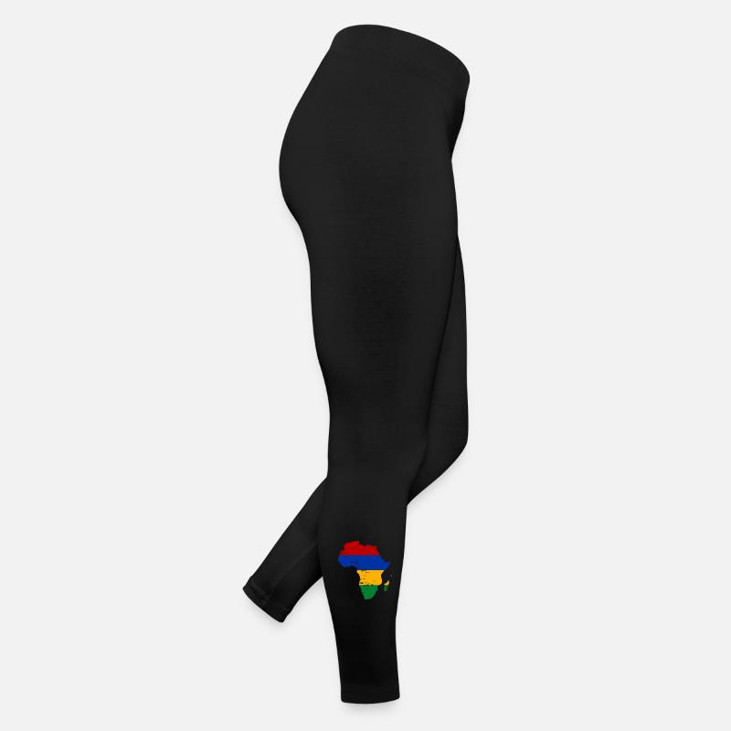Drapeau Maurice Afrique Legging en jersey Femme