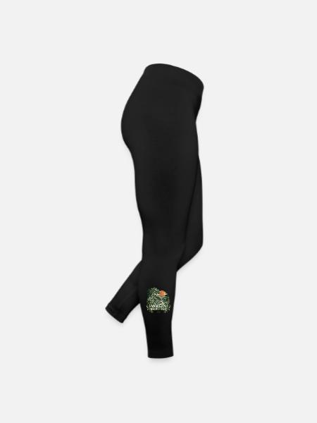 Morgen wächst hier – Waldlandschaft - Frauen Jersey Leggings - Schwarz - Rechts